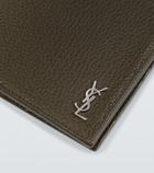 Saint Laurent - Cassandre Tiny leather bifold wallet