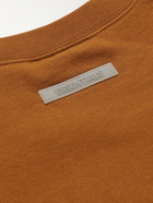 Fear of God Essentials Kids - Logo-Print Cotton-Blend Jersey Sweatshirt - Brown