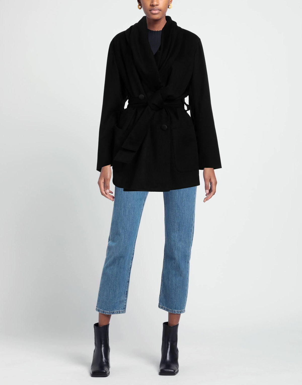 Dolce & gabbana Womens Coat in Black