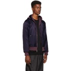 3.1 Phillip Lim Reversible Purple Hoodie Jacket