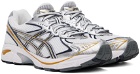 Asics White & Silver GT-2160 Sneakers