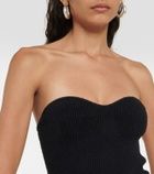 Wardrobe.NYC Ribbed-knit cotton-blend top