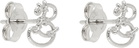 Burberry Silver Small Nautical Knot Stud Earrings