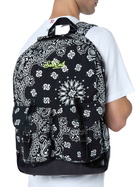 MC2 Saint Barth Canvas Backpack Cody With Black Bandanna Print