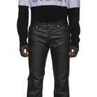 Givenchy Black Coated Skinny Jeans