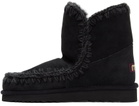 Mou Black Suede Ankle 18 Boots