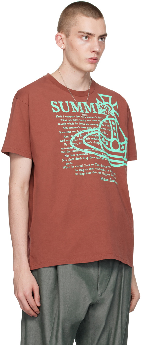 Vivienne Westwood Brown Summer Classic T-Shirt Vivienne Westwood