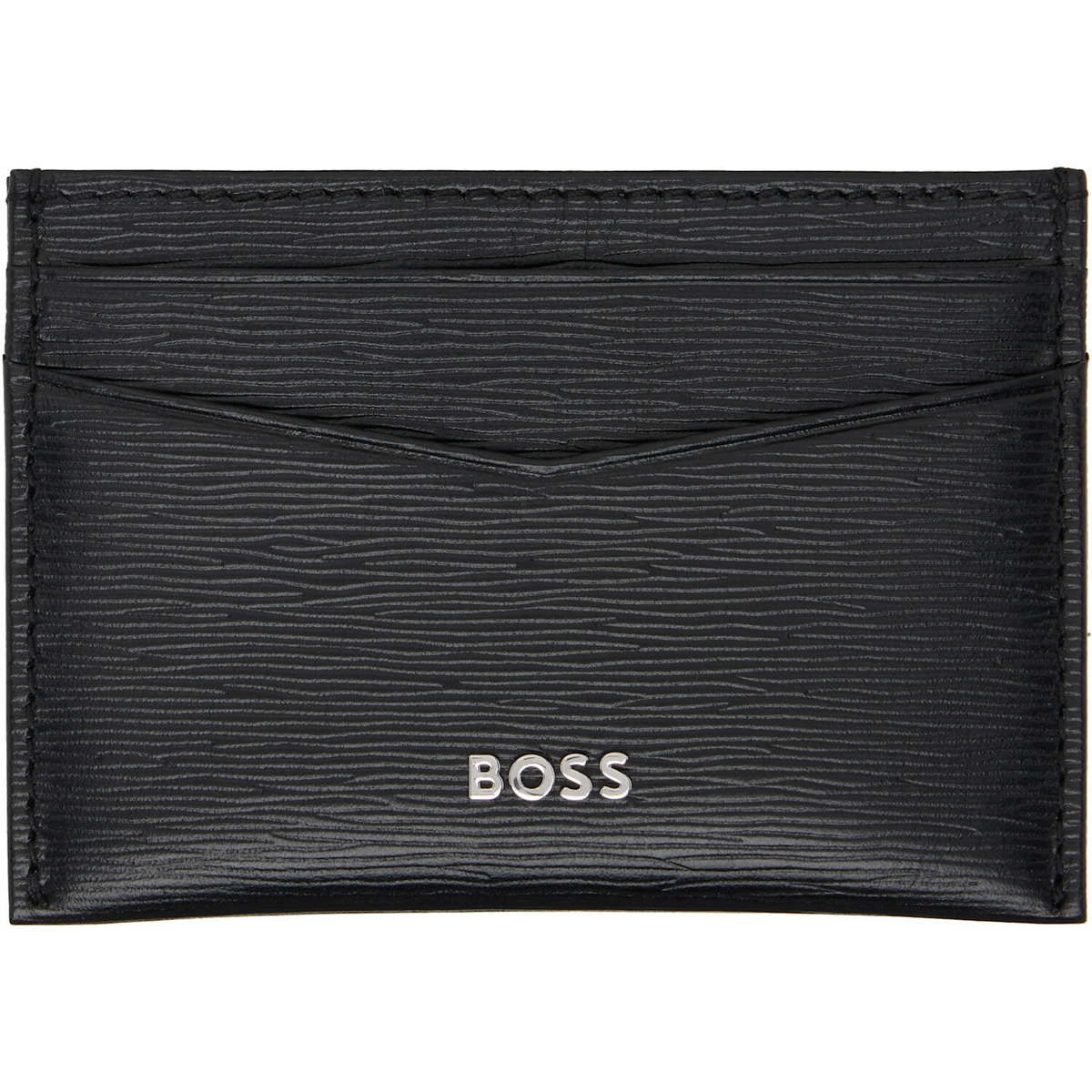 BOSS Black Logo Hardware Card Holder