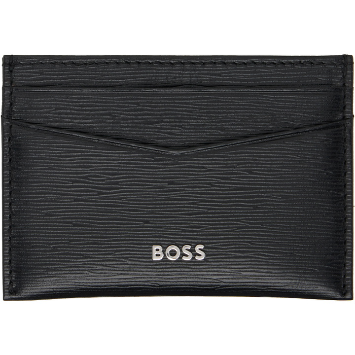 Photo: BOSS Black Logo Hardware Card Holder