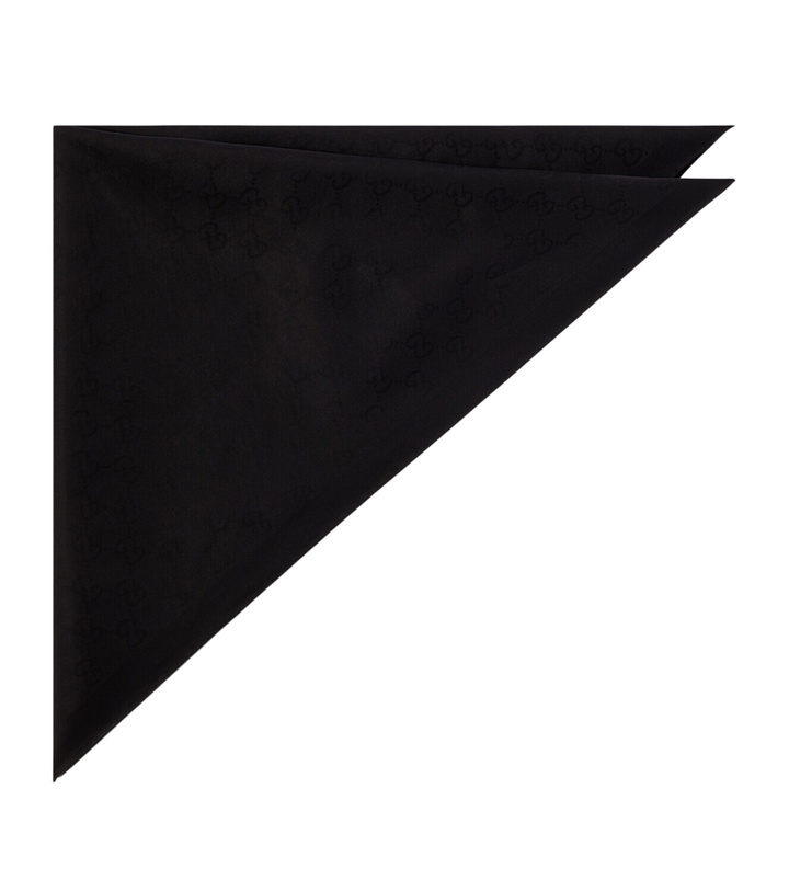 Photo: Gucci GG cotton and silk pocket square