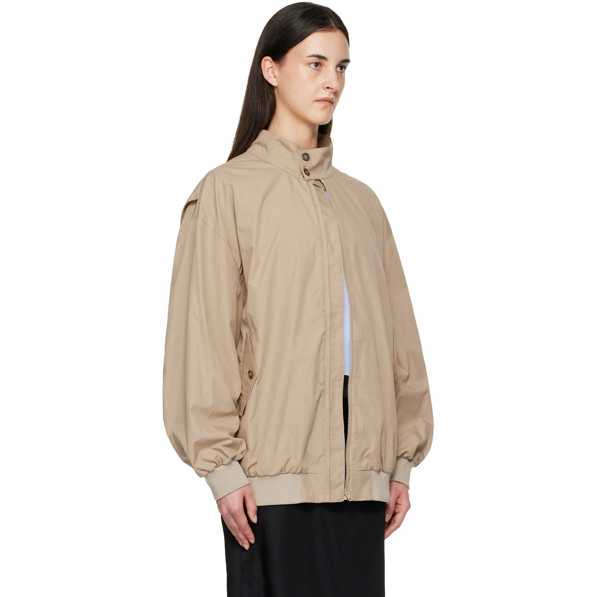 MM6 Maison Margiela Beige Sports Jacket
