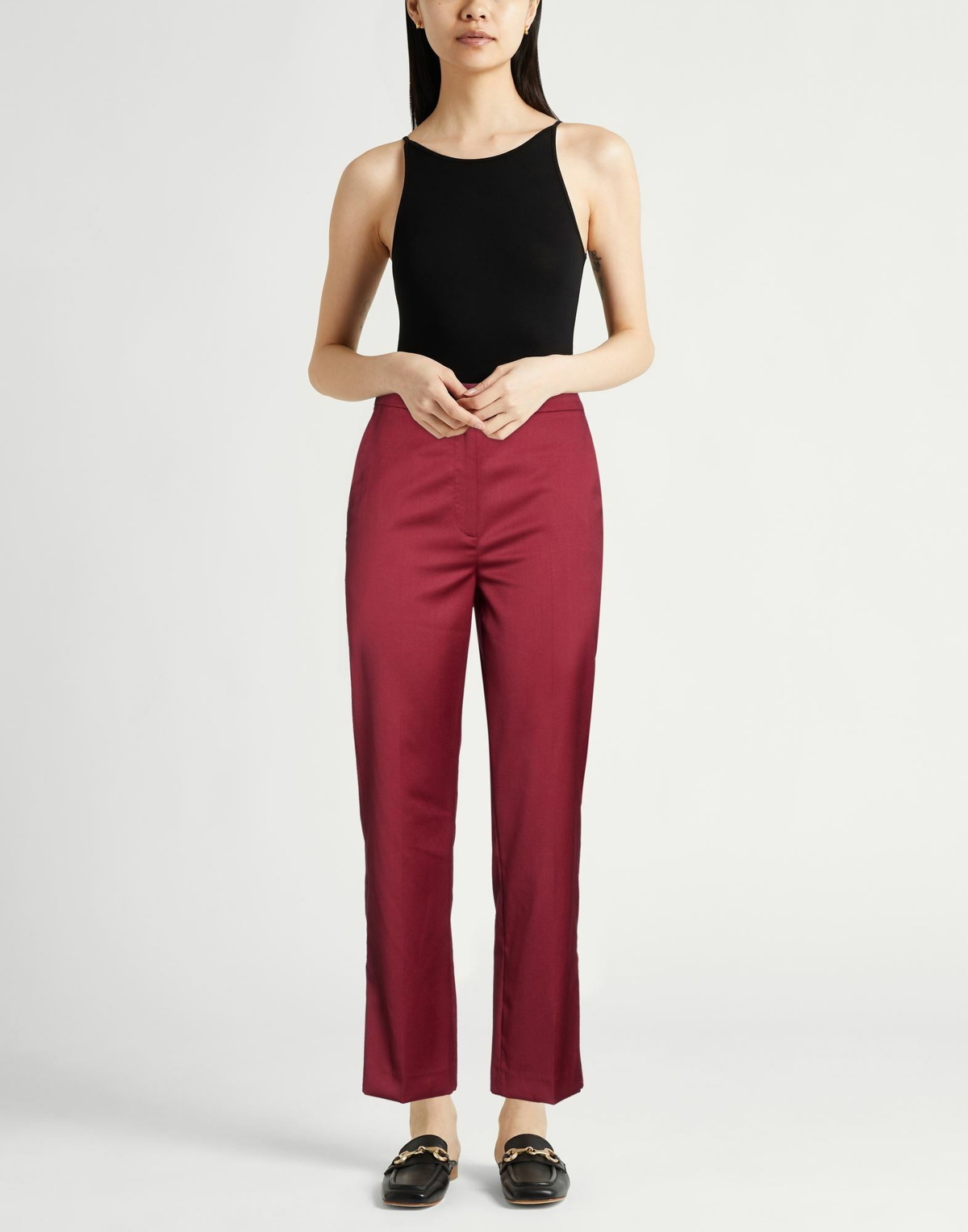 Loulou Studio Womens Pants Burgundy