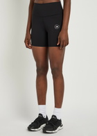 Adidas X Stella Mccartney Logo-print Stretch-jersey Running Shorts Black