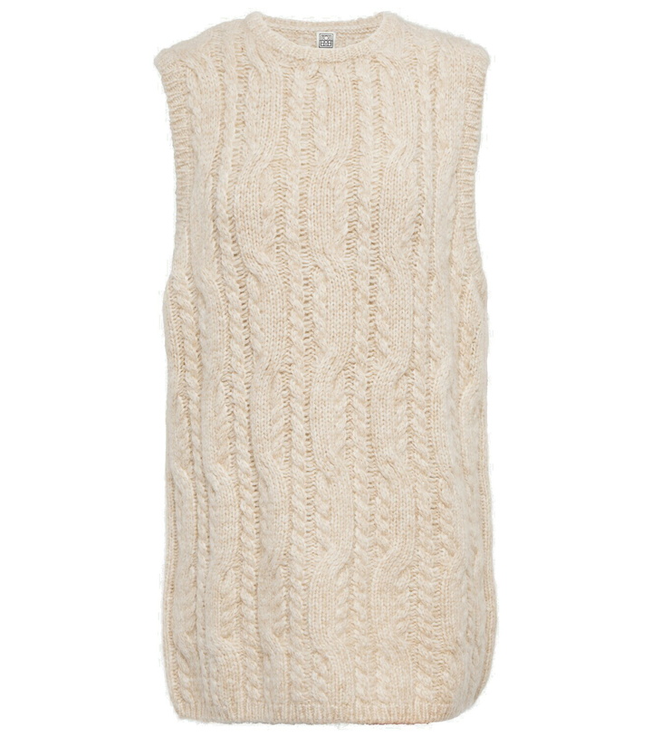 Photo: Toteme - Cable-knit alpaca-blend sweater vest