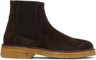 A.P.C. Brown Theodore Chelsea Boots