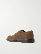 Officine Creative - Aston 003 Suede Derby Shoes - Brown