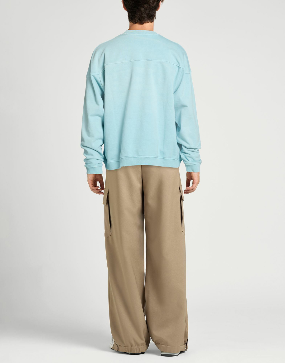 Guess Mens Sweatshirt in Sky blue