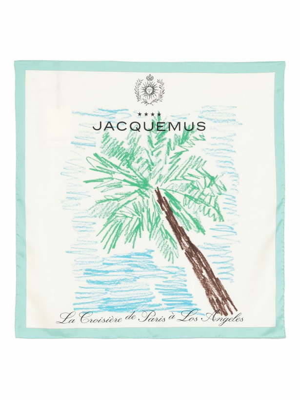 Photo: Jacquemus Le Bandana Palmier Scarf
