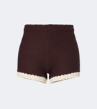 Posse Hattie crochet-trimmed shorts