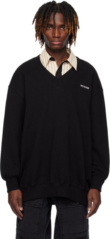 Photo: We11done Black Oversized Sweatshirt