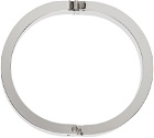 1017 ALYX 9SM Silver Rollercoster Bracelet
