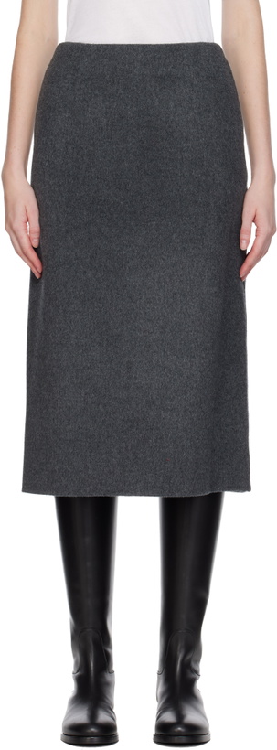 Photo: Nothing Written Gray Sander Midi Skirt