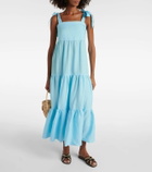Heidi Klein Nungwi Beach tiered linen maxi dress