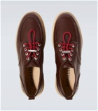 Moncler Peka City leather Derby shoes
