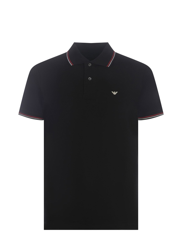 Photo: Emporio Armani Logo Printed Short Sleeved Polo Shirt