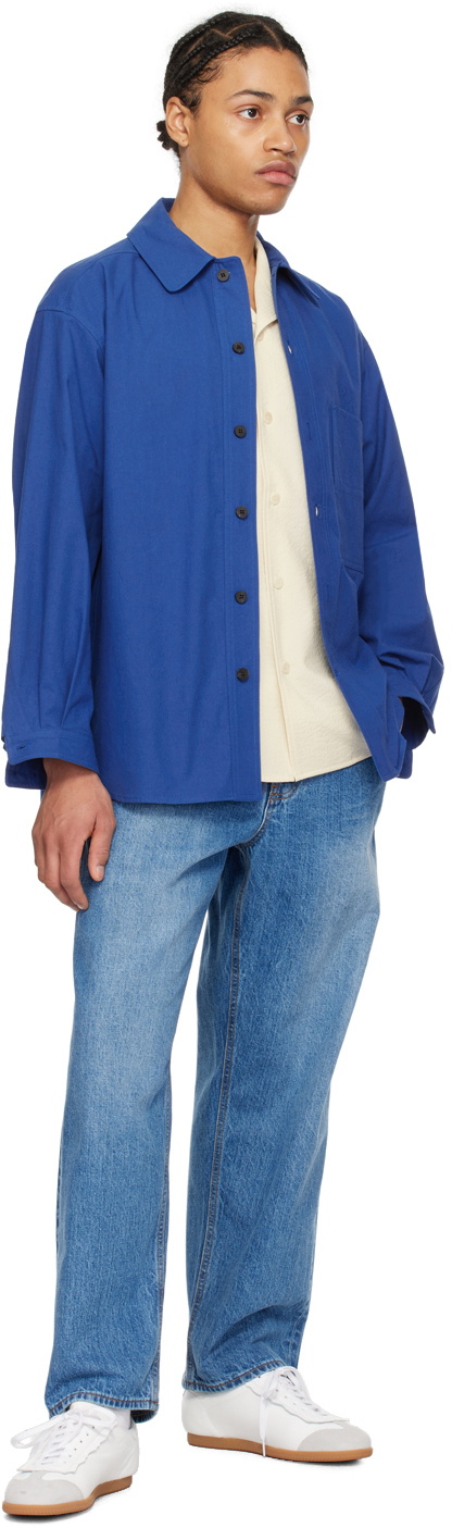 DOCUMENT Blue Five-Pocket Jeans
