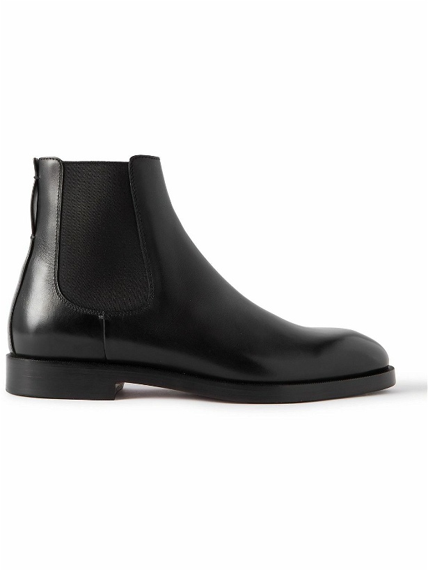 Photo: Zegna - Torino Leather Chelsea Boots - Black