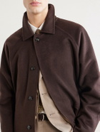 Kiton - Wool and Cashmere-Blend Coat - Brown