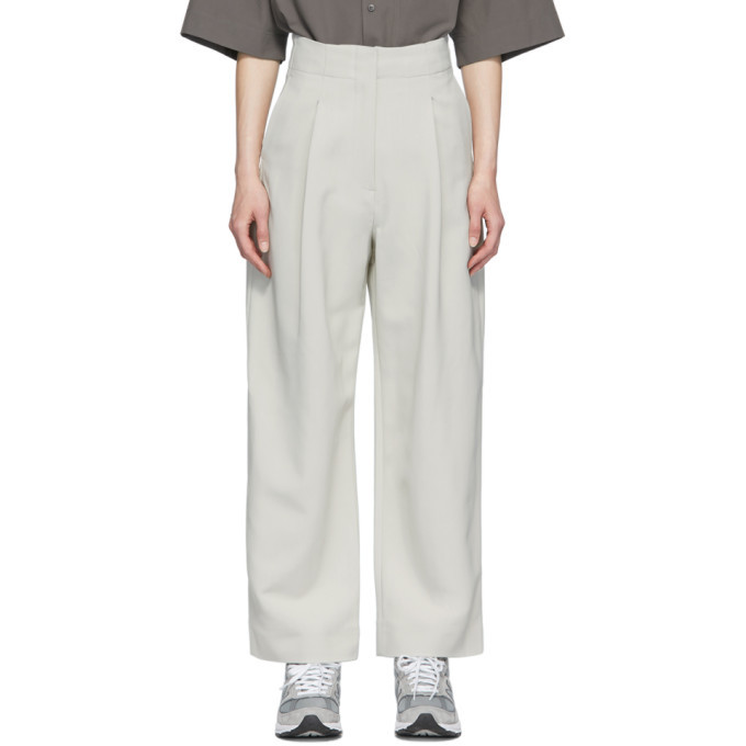 Studio Nicholson Beige Doriko Trousers