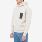 Calvin Klein Men's Monologo Gradient Multbox Hoody in Egg Shell