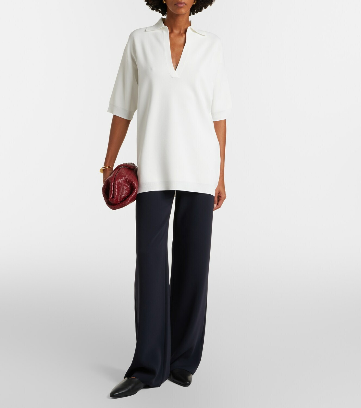 Max Mara Alaggio high-rise straight pants