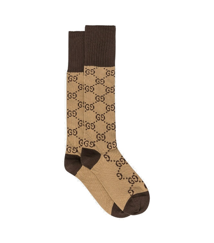 Photo: Gucci - GG pattern cotton blend socks