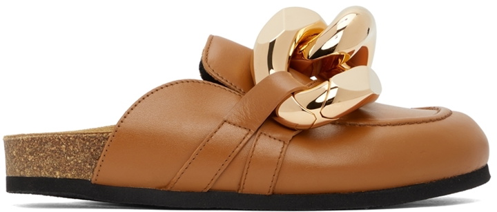 Photo: JW Anderson Tan Curb Chain Loafers