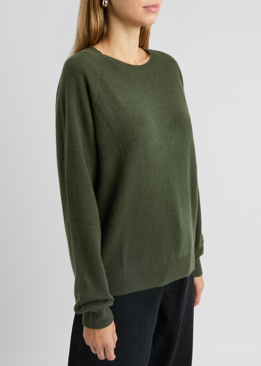 Crush Cashmere Chan Chan Cashmere Jumper Dark Green