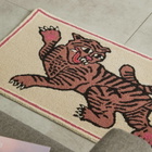Bongusta Tiger Frame Rug in Pink 