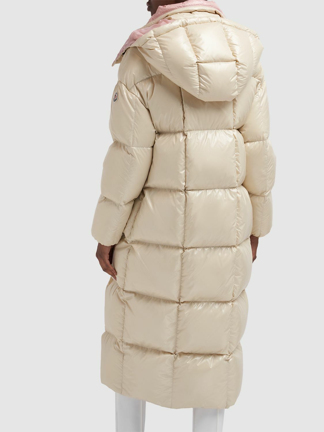 MONCLER - Parnaiba Long Nylon Down Jacket Moncler