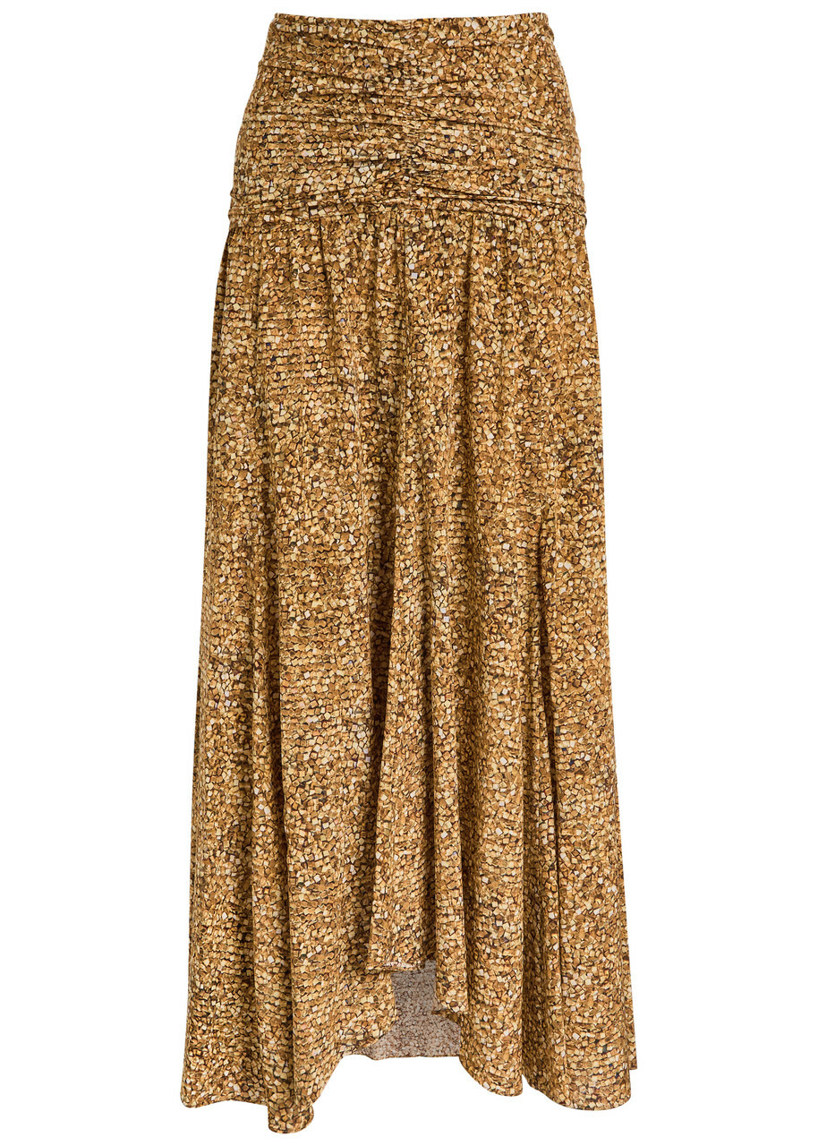 Isabel Marant Printed Silk Rolande Skirt Isabel Marant