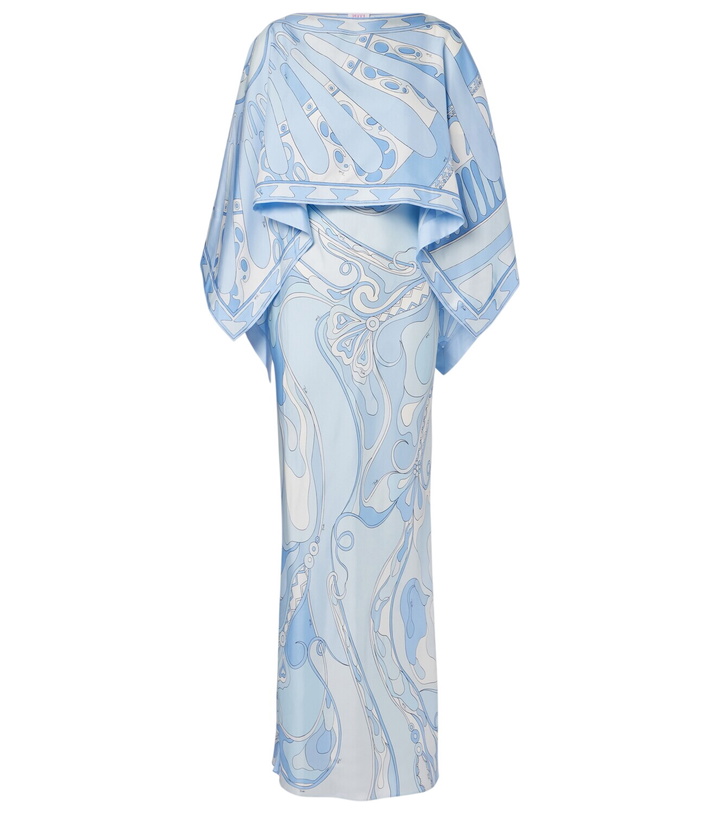 Photo: Pucci Orchidee Soleil silk gown and cape set