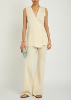 Faithfull The Brand Florine Straight-leg Woven Trousers White