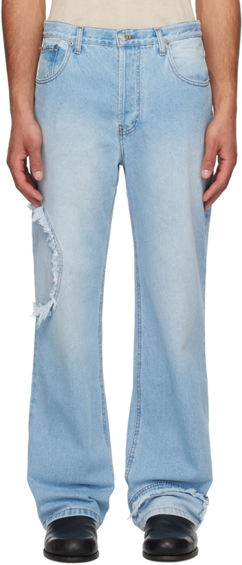 Photo: Edward Cuming Blue Circle Window Jeans
