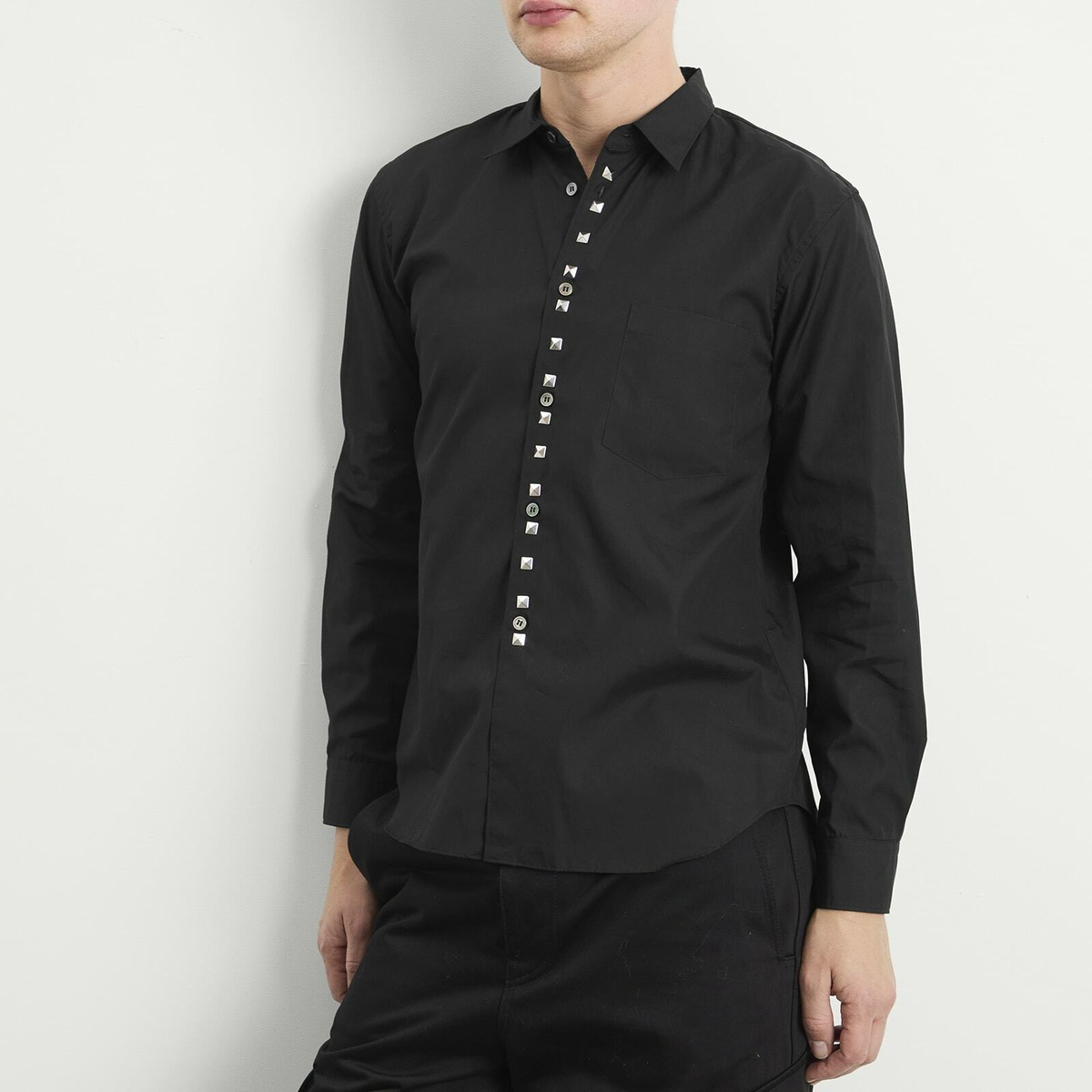 Comme des Garçons Men's Studded Shirt in Black