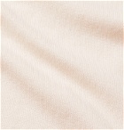 Saman Amel - Mercerised Cotton and Silk-Blend Polo Shirt - Neutrals