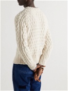 Chamula - Cable-Knit Merino Wool Sweater - Neutrals