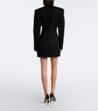 Mugler Wool blazer dress