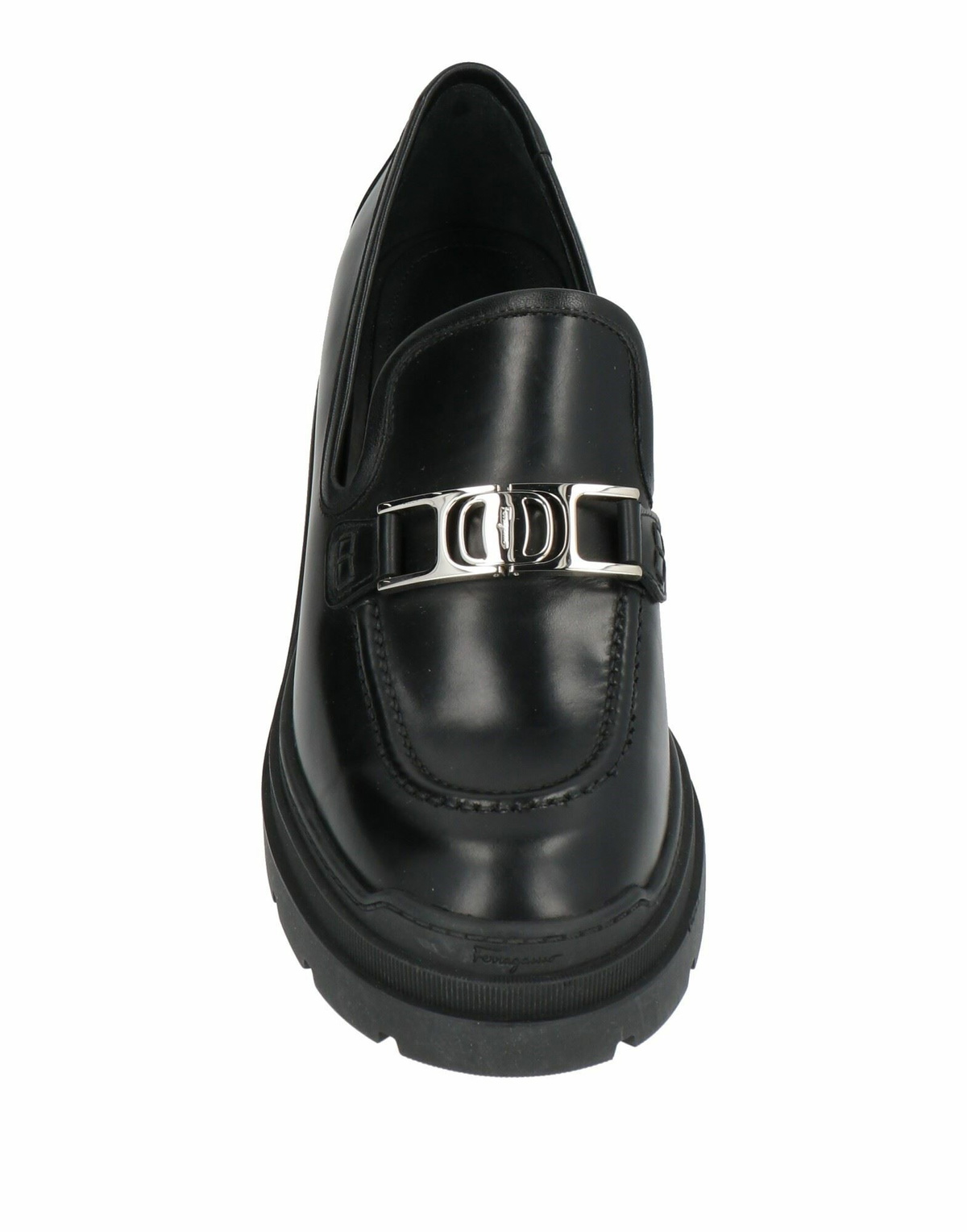 Ferragamo Womens Loafers in Black