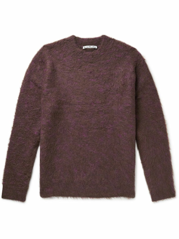 Photo: Acne Studios - Brushed Knitted Sweater - Brown
